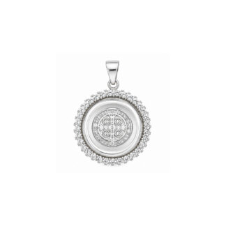 Medalla San Benito con Piedras