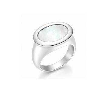 Anillo Oval Nácar