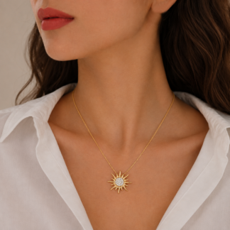 Cadena con dije Sol
